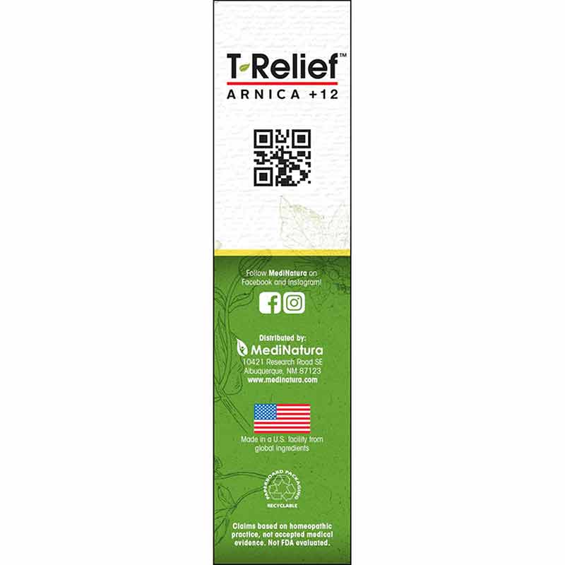 T-Relief Arnica +12 Extra Strength Arthritis Pain Relief Cream, by MediNatura, image #5