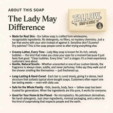 Tallow Soap Bar, by Lady May Tallow