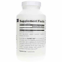 Taurine 1000, 240 Capsules, by Source Naturals, image #2