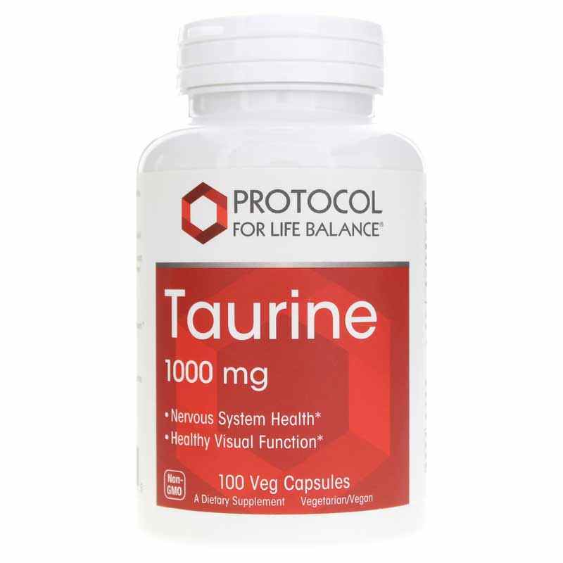 Taurine 1,000 Mg, by Protocol For Life Balance