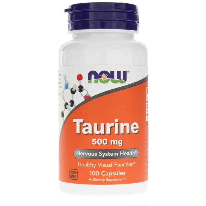 Taurine 500 Mg, by NOW Foods