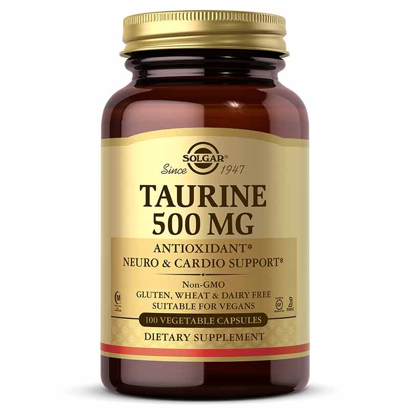 Taurine 500 Mg, by Solgar