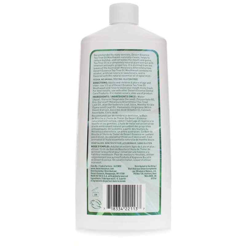 Tea Tree Oil Mouthwash, 16 Oz, by Desert Essence, image #2