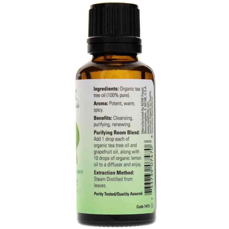 Tea Tree Organic Essential Oil, by NOW Foods, image #2
