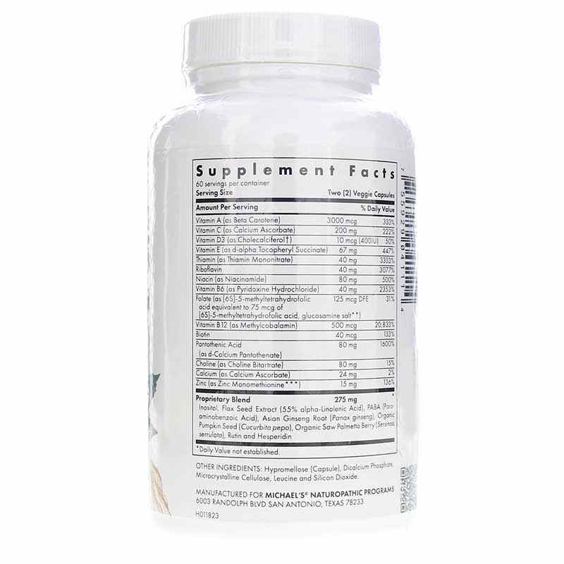 Teen Boys Multivitamin Capsules, 120 Veg Capsules, by Michael's Health, image #2