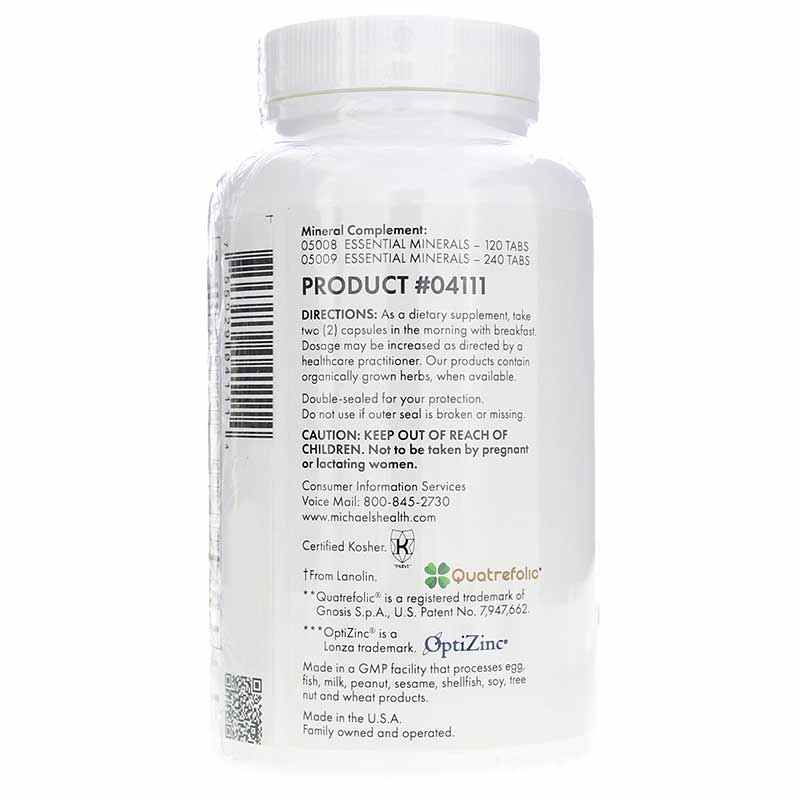 Teen Boys Multivitamin Capsules, 120 Veg Capsules, by Michael's Health, image #3