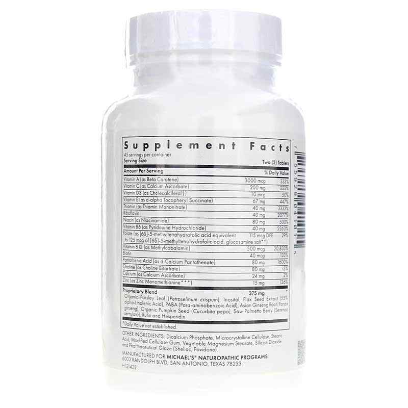 Teen Boys Multivitamin Tablets, 90 Veg Tablets, by Michael's Health, image #2