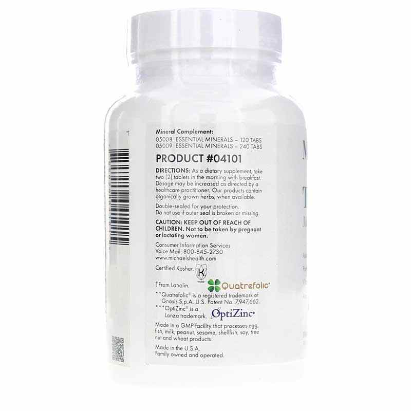 Teen Boys Multivitamin Tablets, 90 Veg Tablets, by Michael's Health, image #3