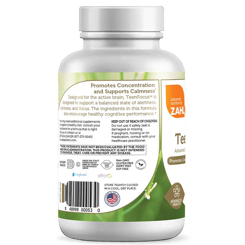Teen Focus, Zahler – Natural Healthy Concepts
