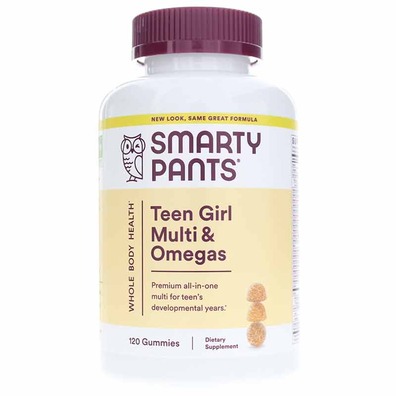 Teen Girl Formula Multi Flavor, 120 Gummies, by SmartyPants Vitamins