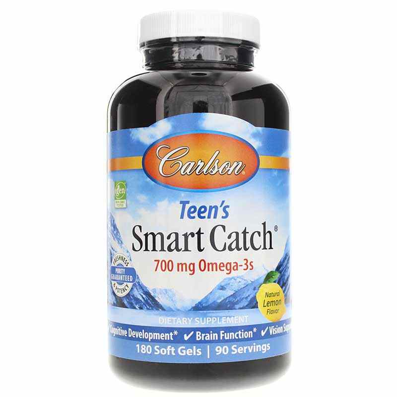 Teen's Smart Catch, 180 Softgels, by Carlson Labs