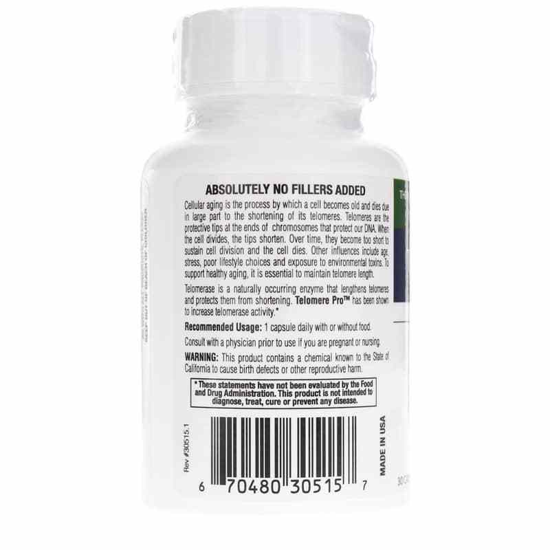 Telomere Pro, 30 Capsules, by Enzyme Science, image #3