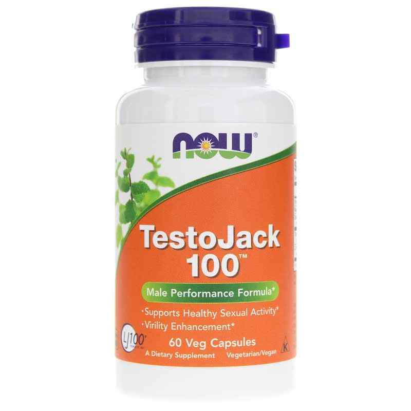 TestoJack 100, 60 Veg Capsules, by NOW Foods