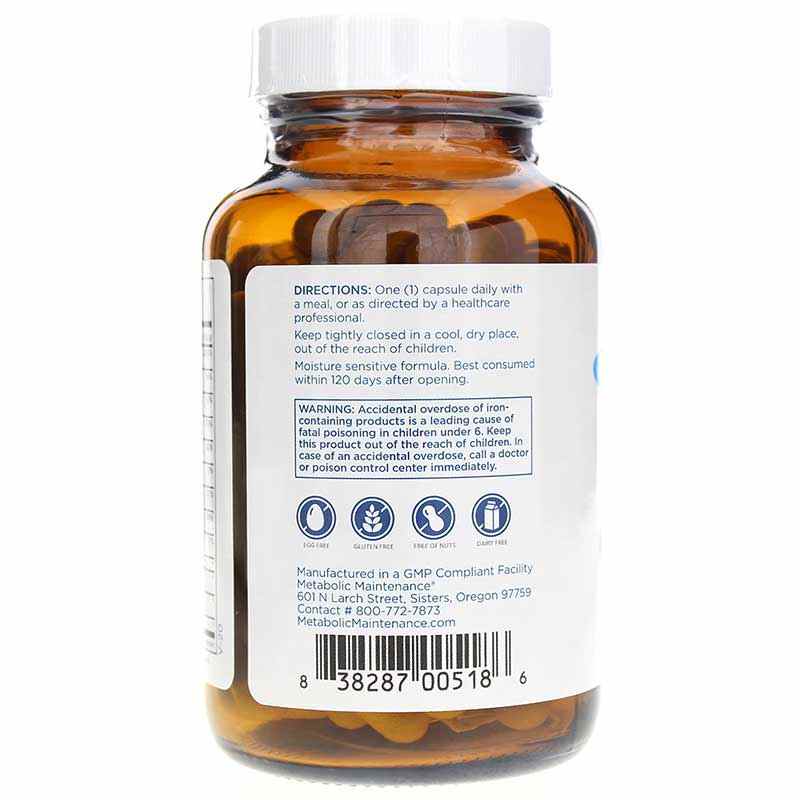 The Big One Multivitamin with Iron, by Metabolic Maintenance, image #3