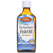 The Very Finest Fish Oil Liquid 1600 Mg Omega-3s, Peach, 6.7 Oz, by Carlson Labs