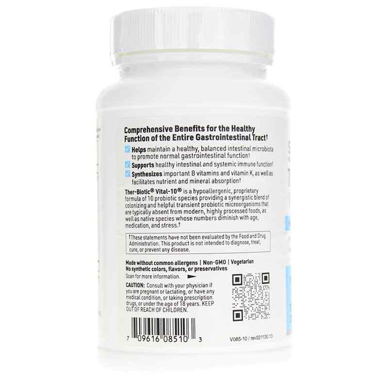 Ther-Biotic Vital-10 Multispecies Probiotic 5 Billion CFU, by SFI Health, image #3