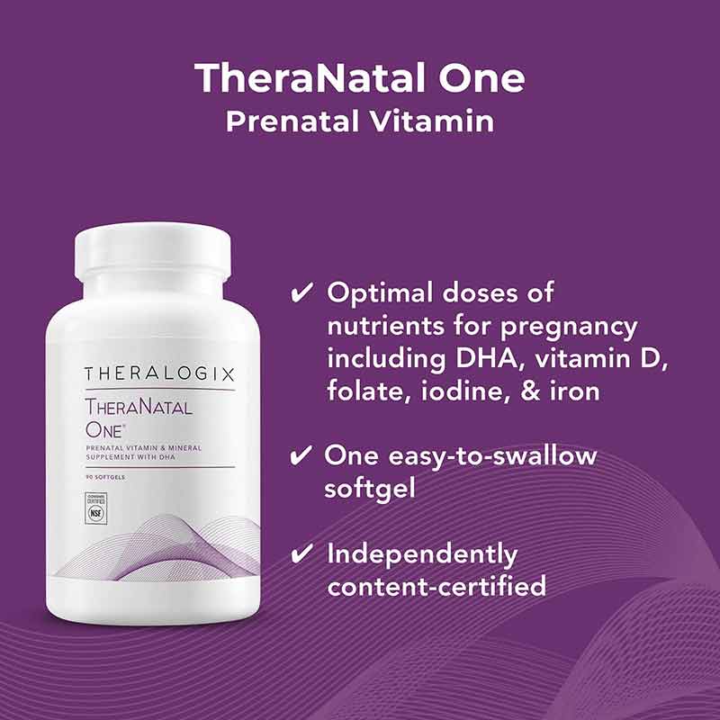 TheraNatal One Prenatal, by Theralogix, image #2