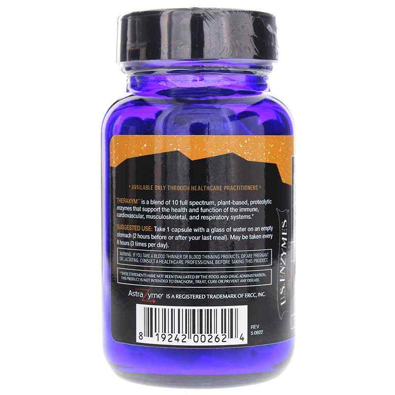 Theraxym Systemic Enzyme, by U.S. Enzymes, image #3