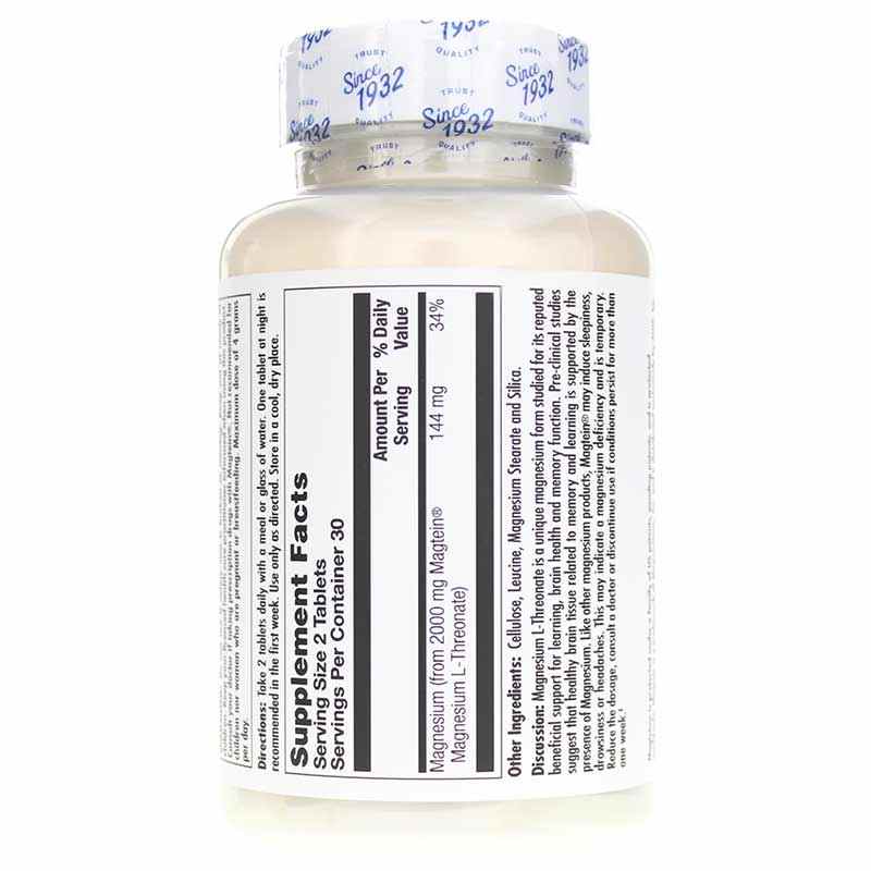 Think Kal Think Magnesium L-Threonate, Kal – Natural Healthy Concepts