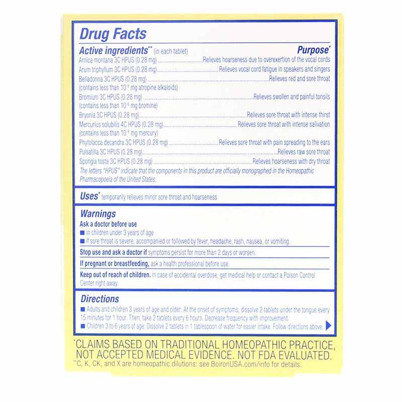 ThroatCalm Sore Throat, by Boiron, image #3