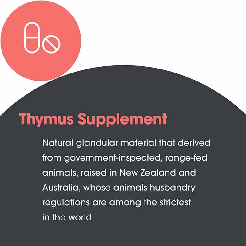 Thymus Natural Glandular, by Allergy Research Group, image #4