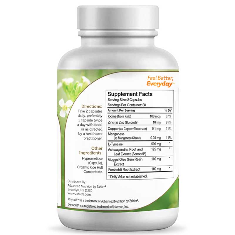 Thyraid Thyroid Support, by Zahler, image #3