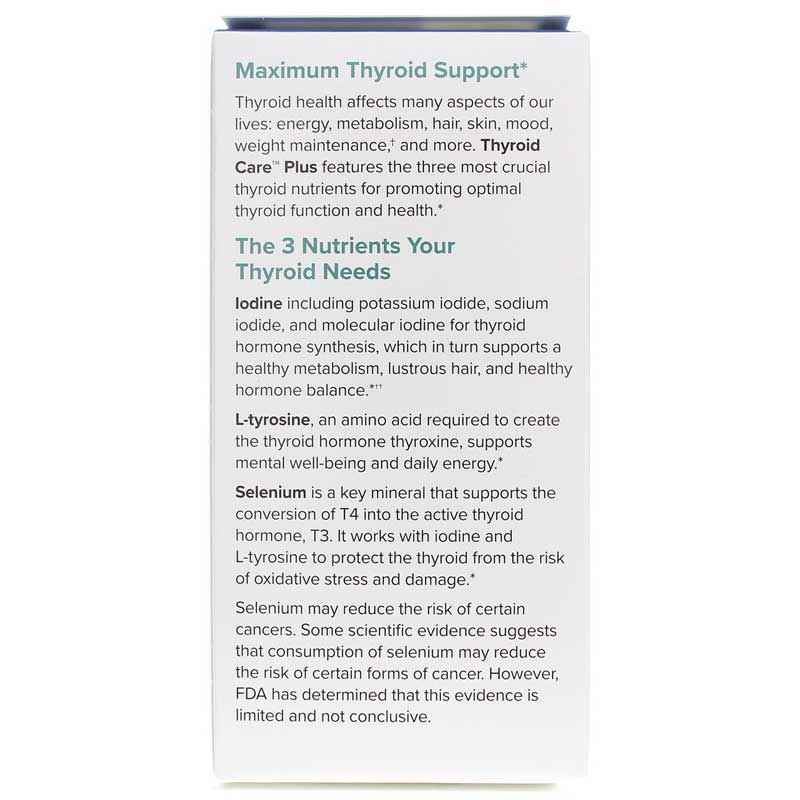 Thyroid Care Plus, 120 Capsules, by Terry Naturally, image #3