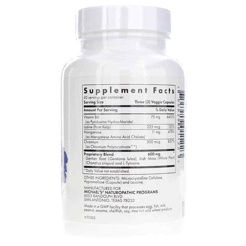 Thyroid Factors, 120 Vegan Capsules, by Michael's Health, image #2