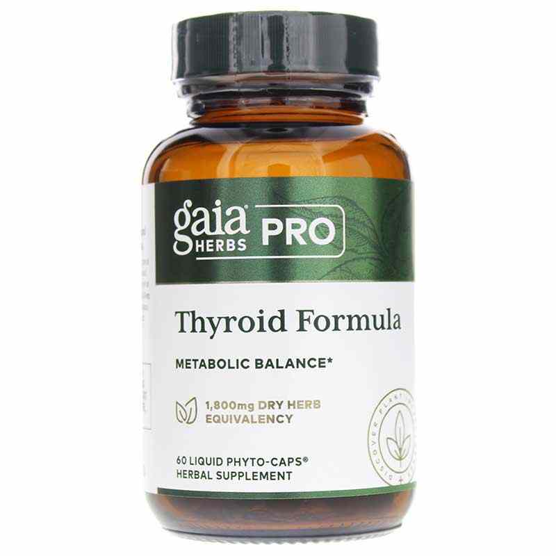Thyroid Formula, 60 Liquid Phyto Caps, by Gaia Professional Solutions