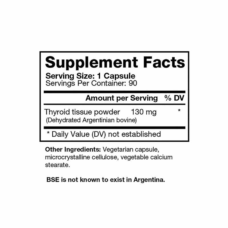Thyroid Glandular Nutritional Support, by Bio-Design, image #2