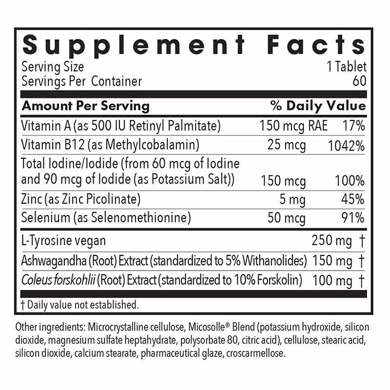 Thyroid Nutrition with Iodoral, by Allergy Research Group, image #2