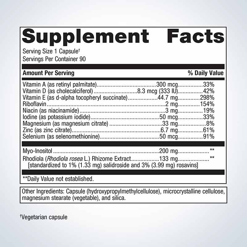 Thyrosol, 90 Capsules, by Metagenics, image #2