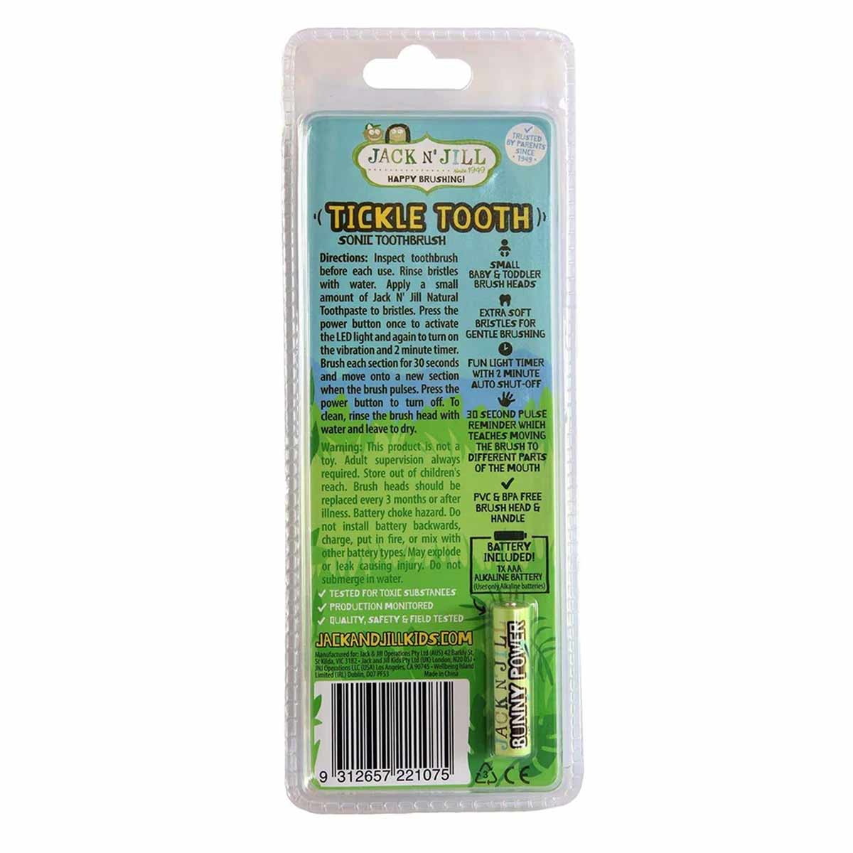 Tickle Tooth Sonic Toothbrush, by Jack N' Jill
