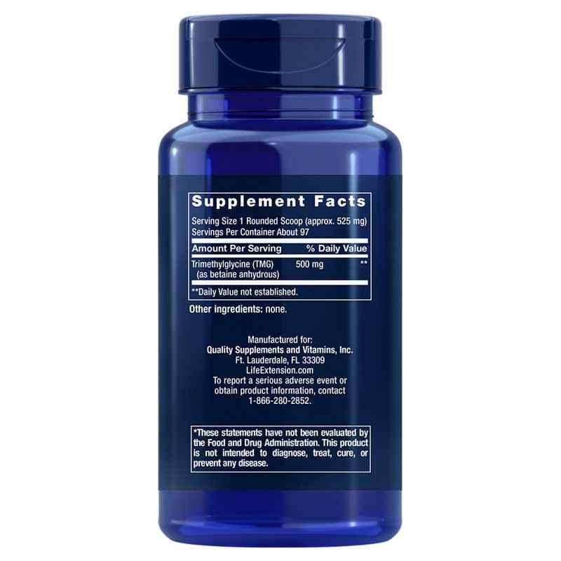 TMG Powder, by Life Extension, image #2