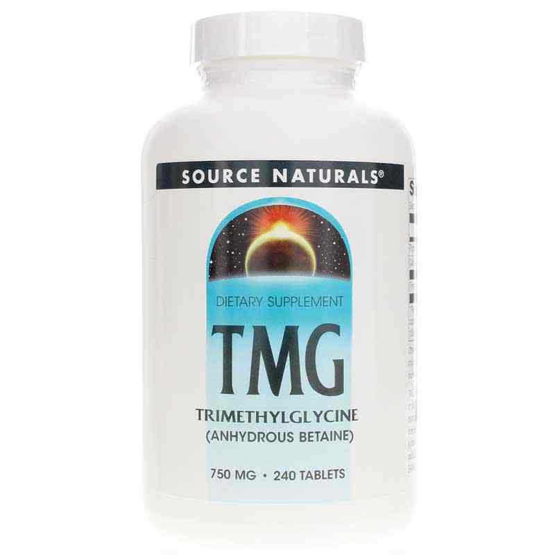 TMG Trimethylglycine 750 Mg, 240 Tablets, by Source Naturals