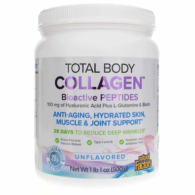 Total Body Collagen, Unflavored, 17 Oz, by Natural Factors