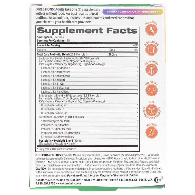 Total Care Probiotic, by Probulin, image #3