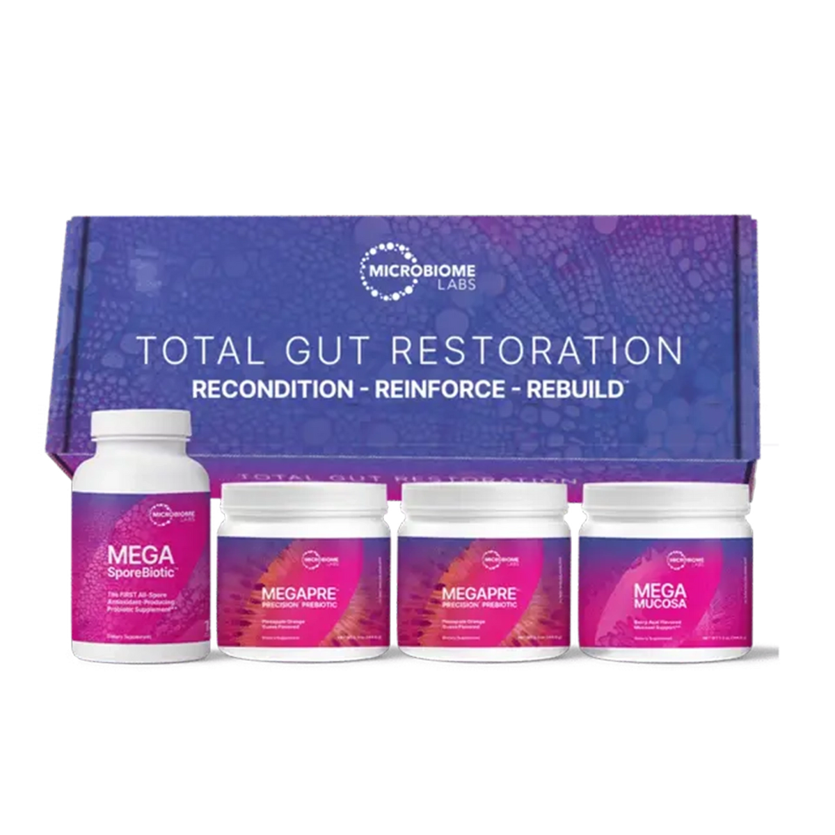 Total Gut Restoration - Kit 2, by Microbiome Labs