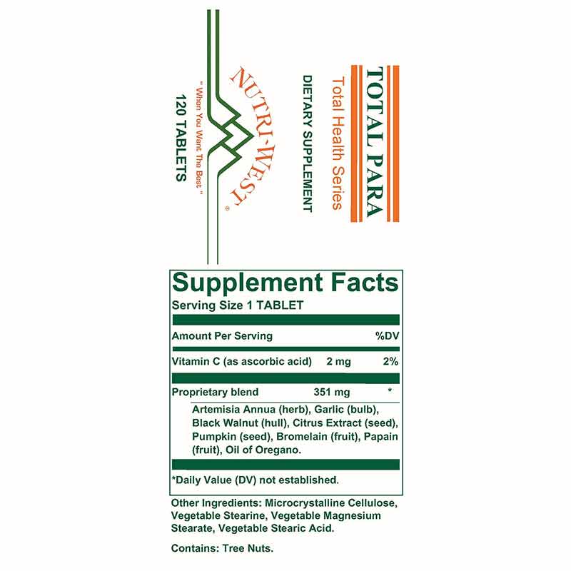nutri west complete glutathione Total Para, Nutri-West – Natural Healthy Concepts