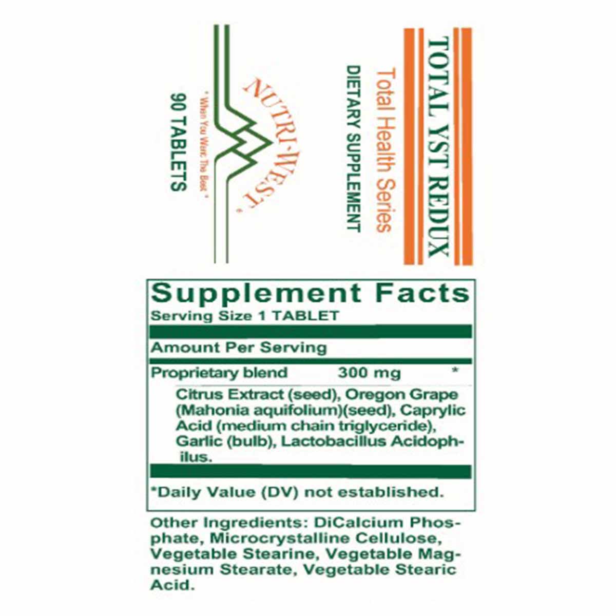 Total Yst Redux, 90 Tablets, by Nutri-West