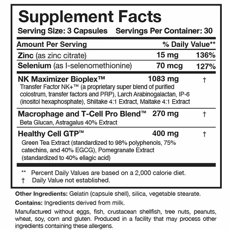 Transfer Factor Multi-Immune, by Researched Nutritionals, image #2