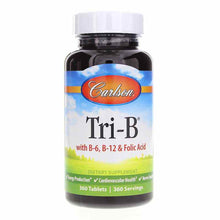 Tri-B Vitamin B Complex, 360 Tablets, by Carlson Labs