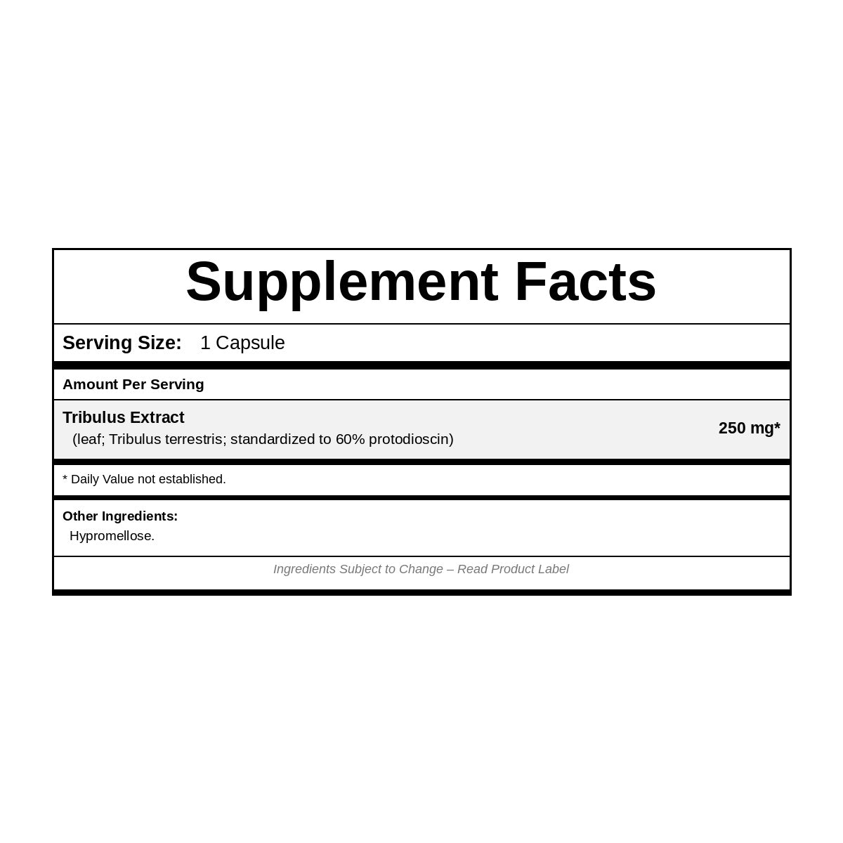 Tribulstan Support for Healthy Testosterone Levels, 60 C, by NutriDyn