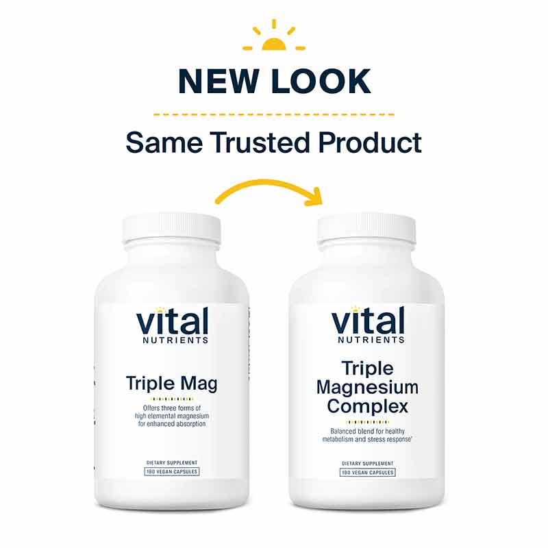 Triple Magnesium Complex, 180 Vegan Capsules, by Vital Nutrients, image #3