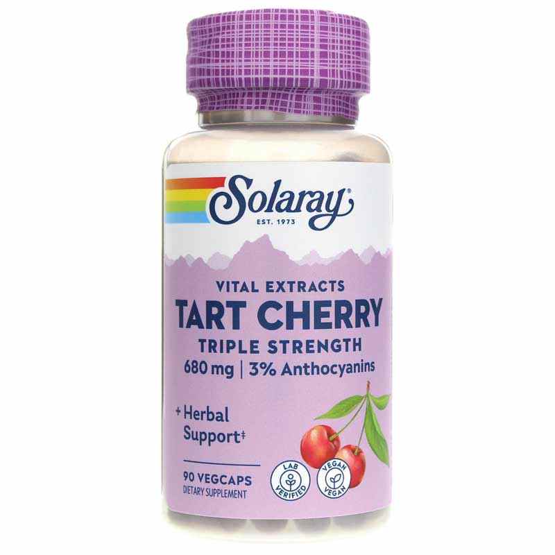 Triple Strength Tart Cherry Fruit Extract, by Solaray