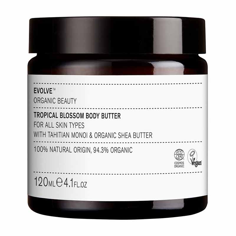 Tropical Blossom Body Butter, 4.1 Oz, by Evolve Organic Beauty, image #2