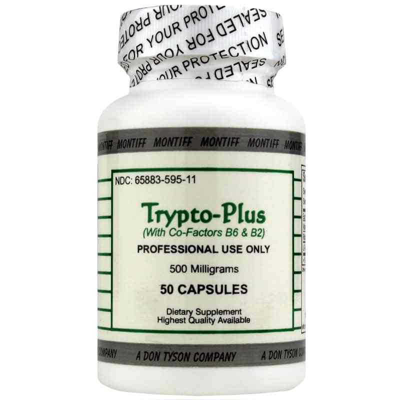 Trypto-Plus 500 Mg, 50 Capsules, by Montiff