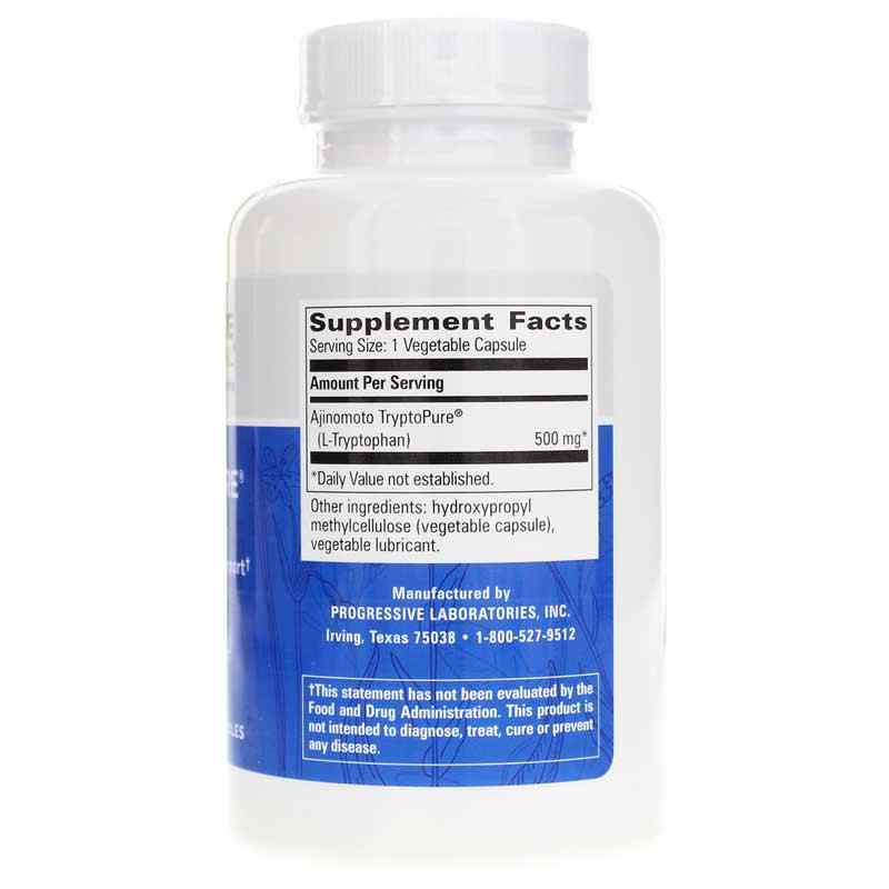 TryptoPure Tryptophan 500 Mg, by Progressive Labs, image #2