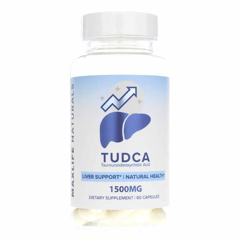 Tudca 1500 Mg, 60 Capsules, by Maxlife Naturals