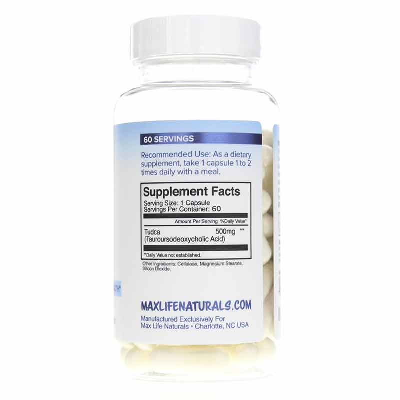 Tudca 500 Mg, 60 Capsules, by Maxlife Naturals, image #2